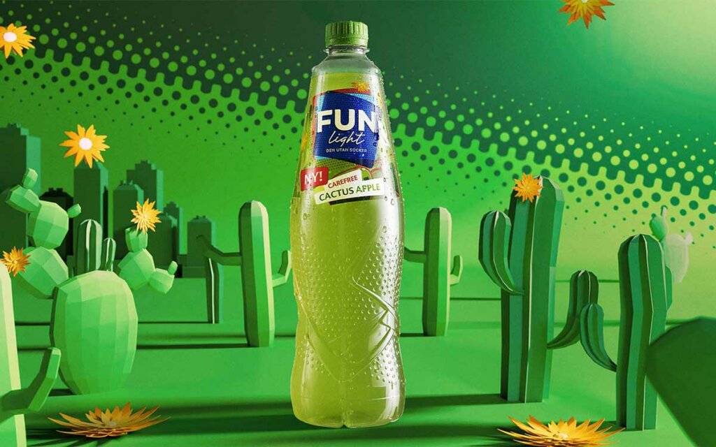 FUN light Cactus Apple - Catus och äpplesaft